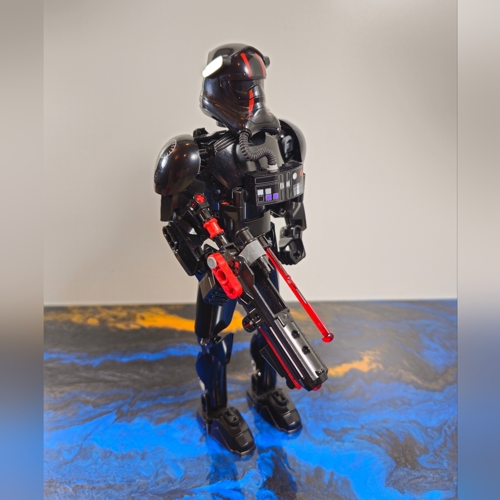 Lego buildable 10" figure Elite  TIE Fighter pilot